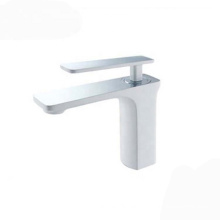 Fashion elegance one hole single handle hot and cold water bathroom basin tap